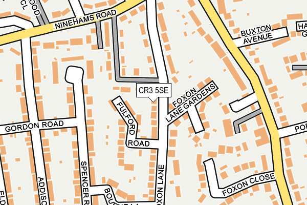CR3 5SE map - OS OpenMap – Local (Ordnance Survey)