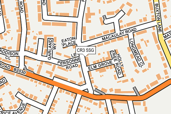 CR3 5SG map - OS OpenMap – Local (Ordnance Survey)