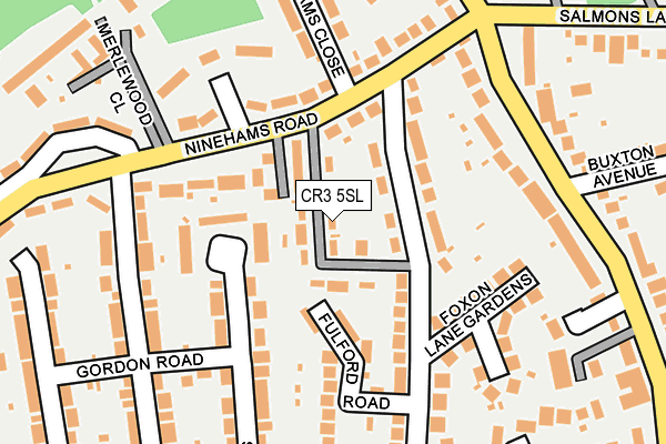 CR3 5SL map - OS OpenMap – Local (Ordnance Survey)
