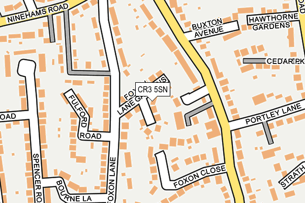 CR3 5SN map - OS OpenMap – Local (Ordnance Survey)