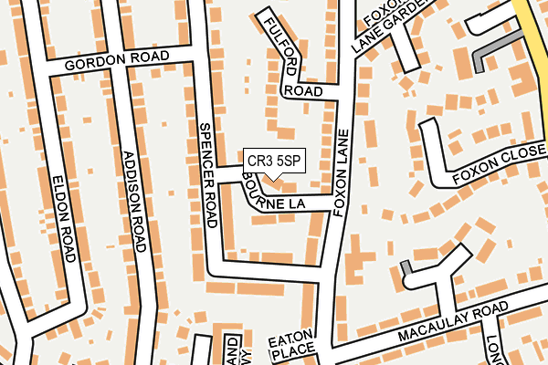 CR3 5SP map - OS OpenMap – Local (Ordnance Survey)