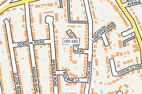CR3 5SQ map - OS OpenMap – Local (Ordnance Survey)