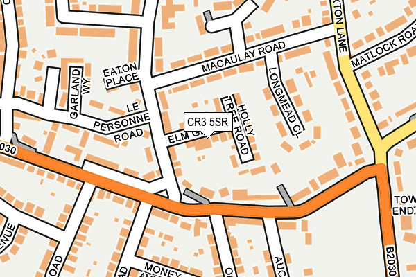 CR3 5SR map - OS OpenMap – Local (Ordnance Survey)