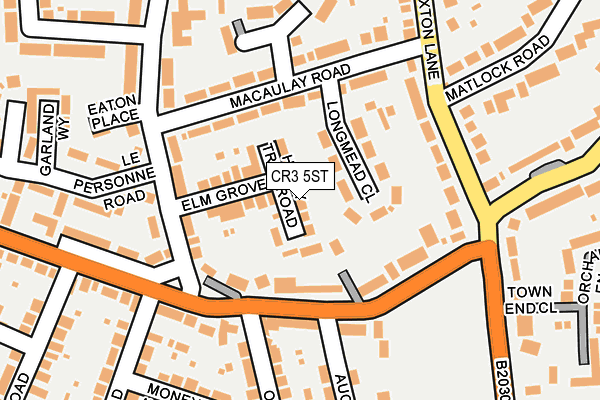 CR3 5ST map - OS OpenMap – Local (Ordnance Survey)