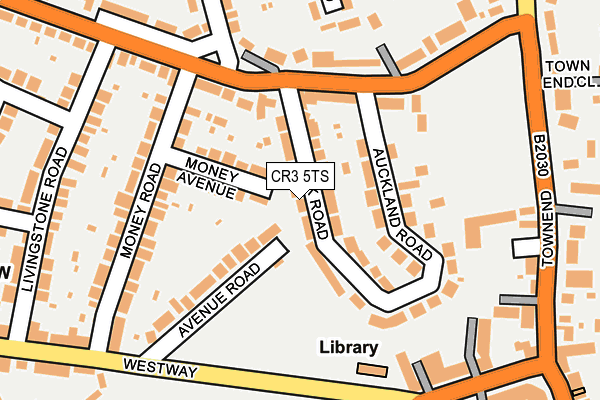 CR3 5TS map - OS OpenMap – Local (Ordnance Survey)