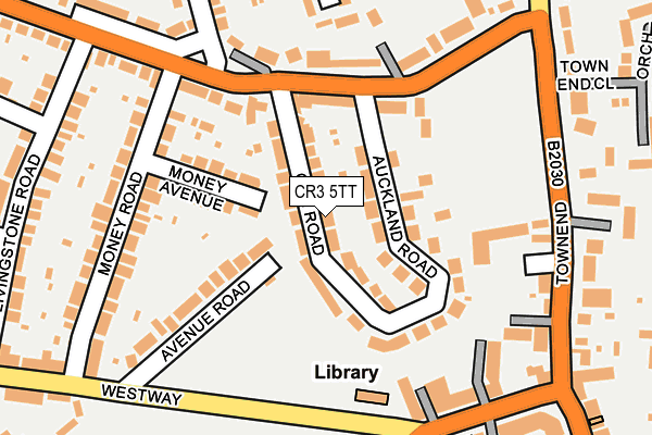 CR3 5TT map - OS OpenMap – Local (Ordnance Survey)