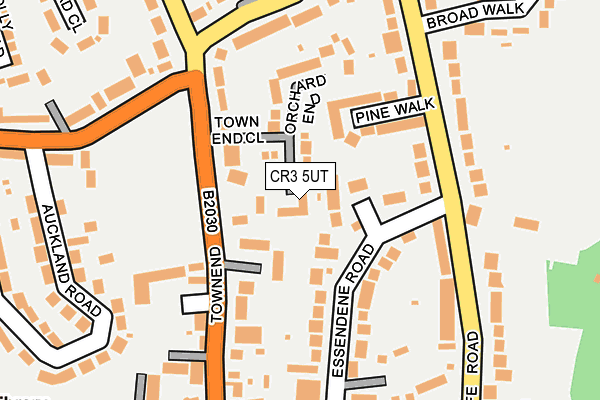 CR3 5UT map - OS OpenMap – Local (Ordnance Survey)