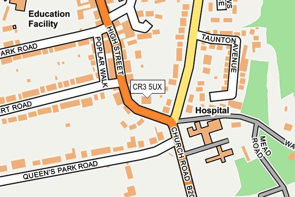 Map of BUXWORTH HOMES LONDON LIMITED at local scale