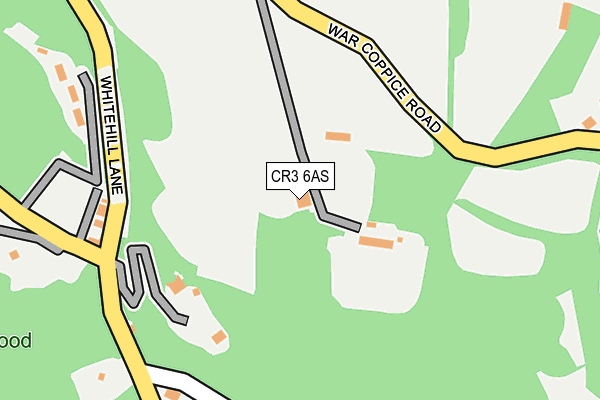 CR3 6AS map - OS OpenMap – Local (Ordnance Survey)