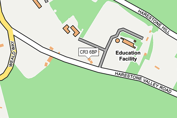 CR3 6BP map - OS OpenMap – Local (Ordnance Survey)