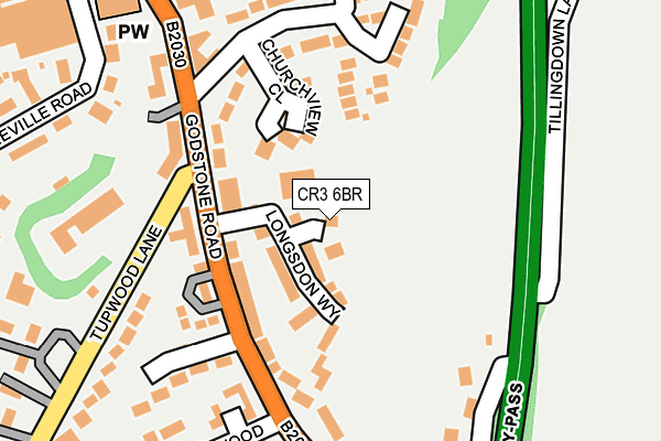 CR3 6BR map - OS OpenMap – Local (Ordnance Survey)