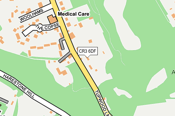 CR3 6DF map - OS OpenMap – Local (Ordnance Survey)