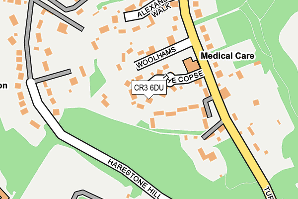 CR3 6DU map - OS OpenMap – Local (Ordnance Survey)