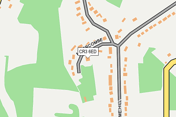 CR3 6ED map - OS OpenMap – Local (Ordnance Survey)