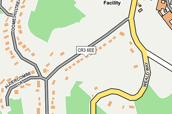 CR3 6EE map - OS OpenMap – Local (Ordnance Survey)