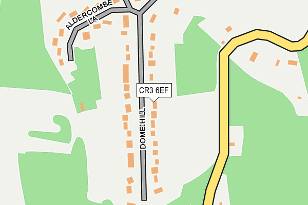 CR3 6EF map - OS OpenMap – Local (Ordnance Survey)