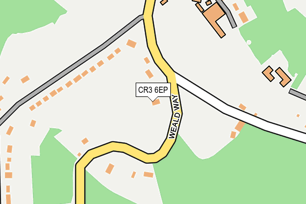 CR3 6EP map - OS OpenMap – Local (Ordnance Survey)