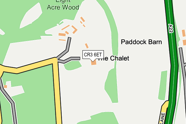 CR3 6ET map - OS OpenMap – Local (Ordnance Survey)