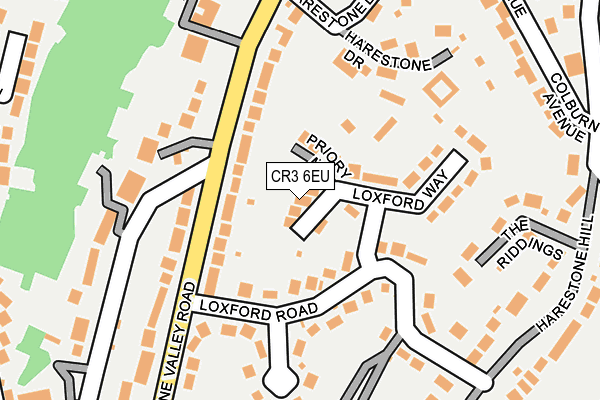 CR3 6EU map - OS OpenMap – Local (Ordnance Survey)