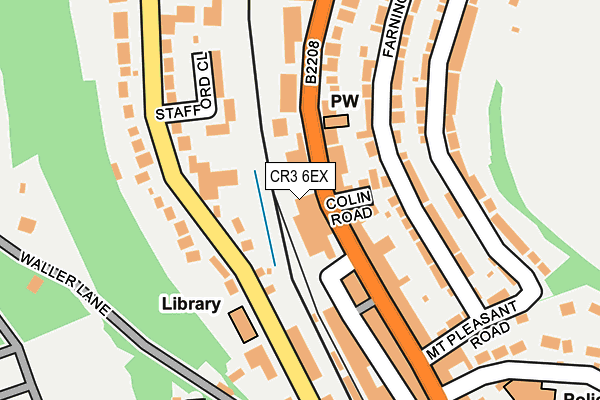 CR3 6EX map - OS OpenMap – Local (Ordnance Survey)