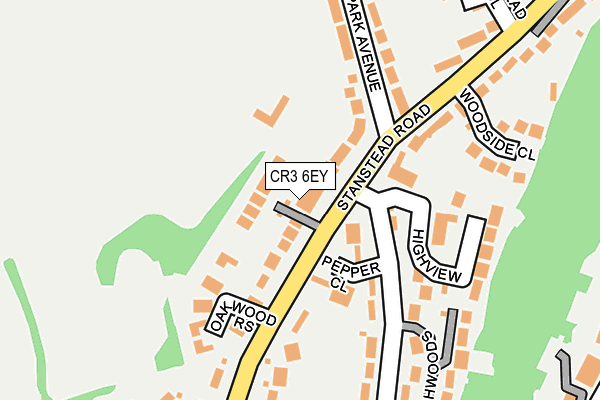 CR3 6EY map - OS OpenMap – Local (Ordnance Survey)