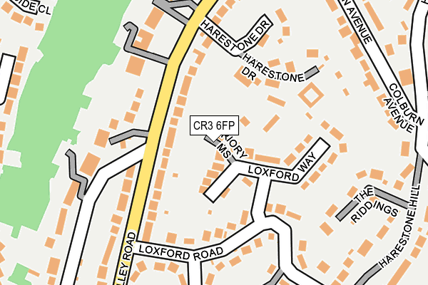 CR3 6FP map - OS OpenMap – Local (Ordnance Survey)