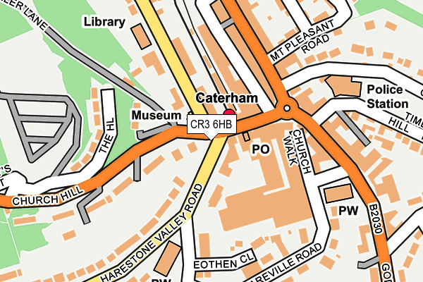 CR3 6HB map - OS OpenMap – Local (Ordnance Survey)