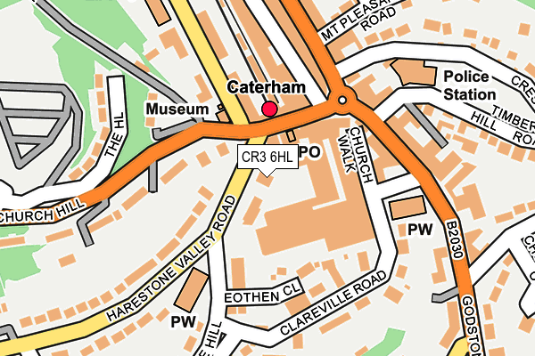 CR3 6HL map - OS OpenMap – Local (Ordnance Survey)