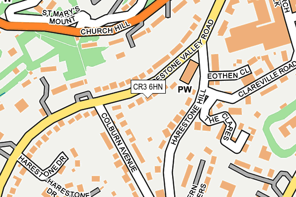 CR3 6HN map - OS OpenMap – Local (Ordnance Survey)