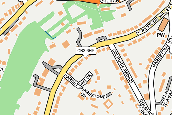 CR3 6HP map - OS OpenMap – Local (Ordnance Survey)