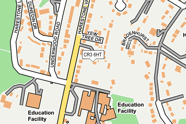 CR3 6HT map - OS OpenMap – Local (Ordnance Survey)