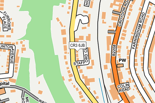 CR3 6JB map - OS OpenMap – Local (Ordnance Survey)