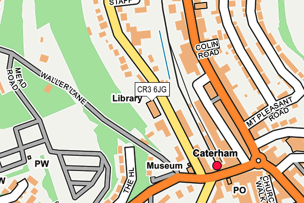 CR3 6JG map - OS OpenMap – Local (Ordnance Survey)