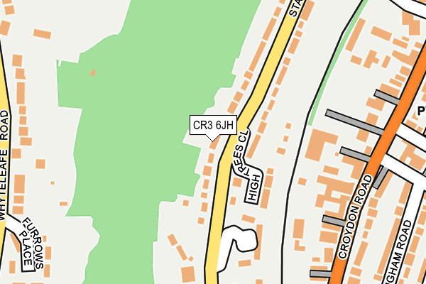 CR3 6JH map - OS OpenMap – Local (Ordnance Survey)