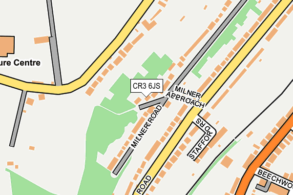 CR3 6JS map - OS OpenMap – Local (Ordnance Survey)