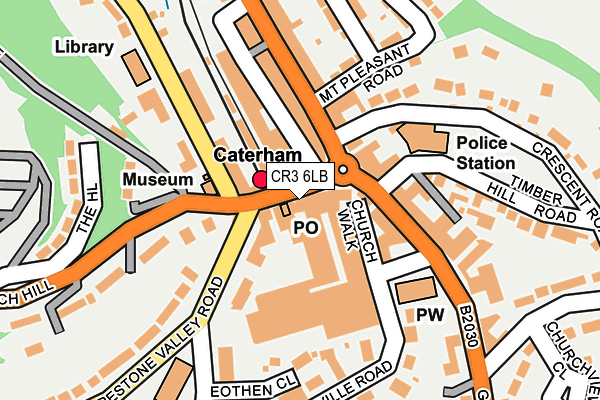 CR3 6LB map - OS OpenMap – Local (Ordnance Survey)