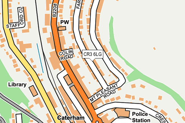 CR3 6LG map - OS OpenMap – Local (Ordnance Survey)