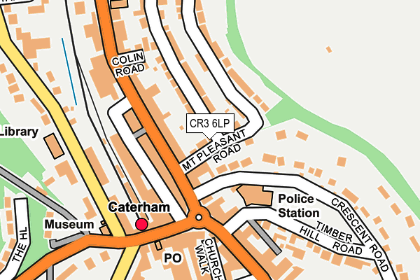 CR3 6LP map - OS OpenMap – Local (Ordnance Survey)