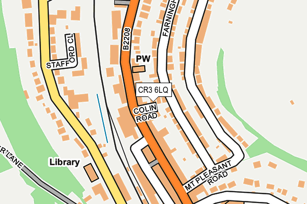 CR3 6LQ map - OS OpenMap – Local (Ordnance Survey)