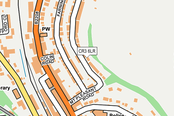 CR3 6LR map - OS OpenMap – Local (Ordnance Survey)
