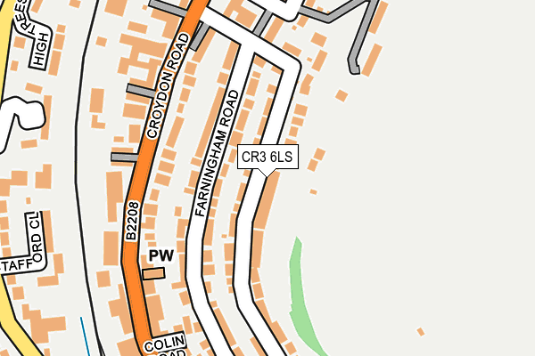 CR3 6LS map - OS OpenMap – Local (Ordnance Survey)