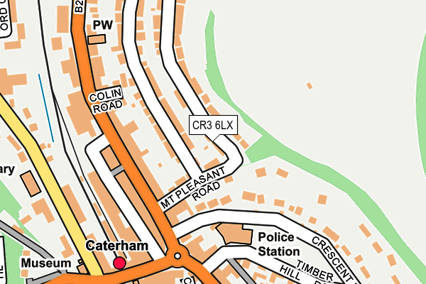 CR3 6LX map - OS OpenMap – Local (Ordnance Survey)