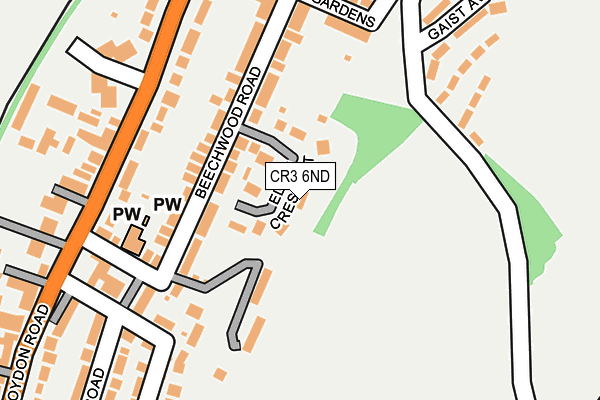 CR3 6ND map - OS OpenMap – Local (Ordnance Survey)