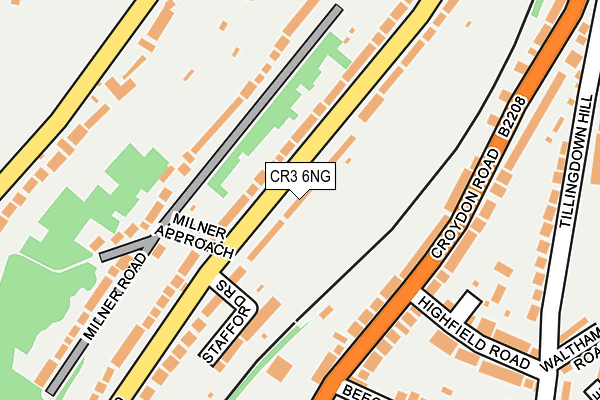 CR3 6NG map - OS OpenMap – Local (Ordnance Survey)