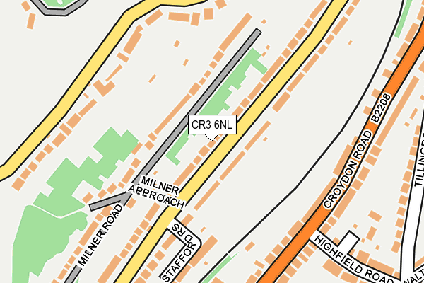 CR3 6NL map - OS OpenMap – Local (Ordnance Survey)