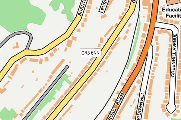 CR3 6NN map - OS OpenMap – Local (Ordnance Survey)