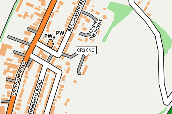 CR3 6NQ map - OS OpenMap – Local (Ordnance Survey)