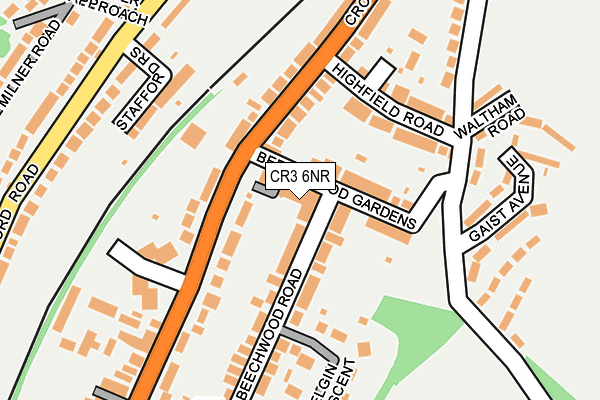 CR3 6NR map - OS OpenMap – Local (Ordnance Survey)