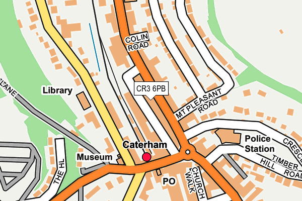 CR3 6PB map - OS OpenMap – Local (Ordnance Survey)