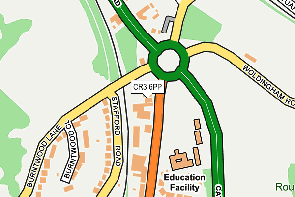 CR3 6PP map - OS OpenMap – Local (Ordnance Survey)